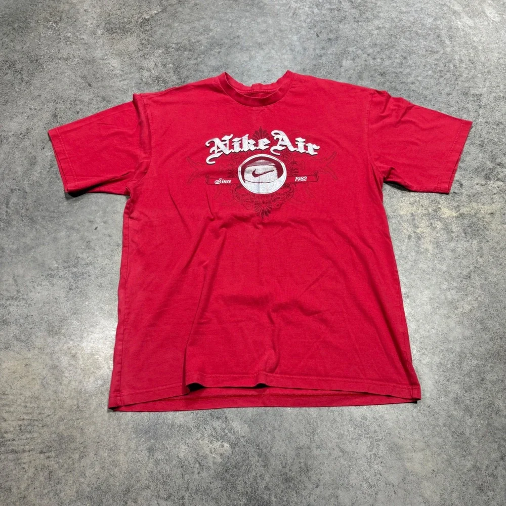 2000s Y2K Streetwear Nike Grunge Skater Graphic Short Sleeve Tee Size L